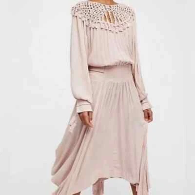 Vestido Free People Camille Macramé Yugo Crochet Flecos Para Mujer Talla S De Gran Tamaño Foto 1 de 4