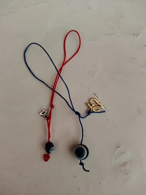 Pulsera Para Buena Suerte Piedra Cuentas Curaciones Pulseras Rojo Y Azul Envío Gratis Foto 1 de 3