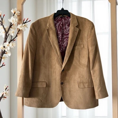 Nautica Men's The Branford Ultra Suede Sports Coat Jacket Size 48 S Nautical EUC - Image 1 of 4