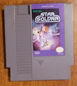 Star Soldier nes with manual