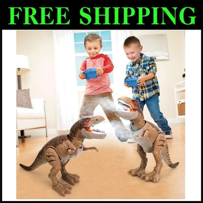 Kids Remote Control Dinosaur Toy - Light Up & Roaring - Image 1 of 4