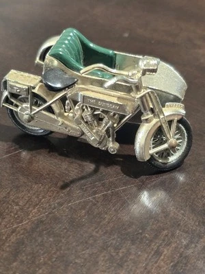 Matchbox Lesney Models of Yesteryear Y-8 1914 Sunbeam Motorcycle & Sidecar  - Image 1 of 4