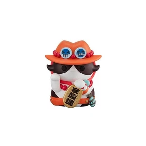 Megahouse One Piece Mega Cat Lucky Cat Pirates 2,4 pollici figura Portgas D Ace - Foto 1 di 6