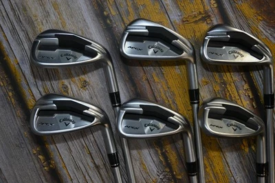 Callaway Apex Forged Iron Set 6-9,P,A KBS Tour C-Taper Lite 115X Right EXCELLENT - Image 1 of 4