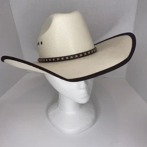Cavender's Ranch Collection 20x fine palm leaf cowboy hat 6 7/8 - Picture 1 of 8