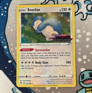 Snorlax 131/185 Stamped Holo Promo Vivid Voltage Pokemon Card NM - Imagen 1 de 3