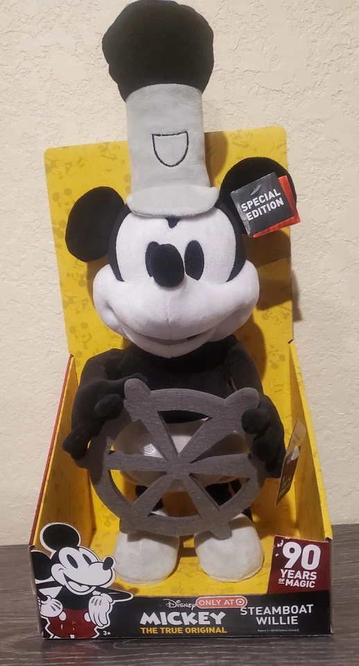 Disney Mickey Mouse Steamboat Willie 18 inch Plush