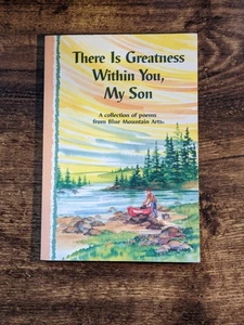 There Is Greatness Within You My Son. Blue Mountain Press 1994 Vintage - Foto 1 di 5