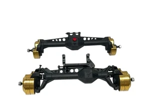 Vanquish F10 Portal Axles Off Vrd Carbon W Vanquish Brass Weights Rc Part #16951 - Picture 1 of 6
