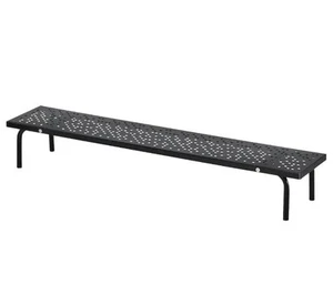 IKEA LÅNESPELARE Monitorständer robust robust - schwarz - 97 x 19 cm - Bild 1 von 10