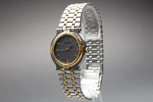 *Near MINT* GUCCI 9000M Gray Dial Date 30m Quartz Men's Watch - Picture 1 of 10