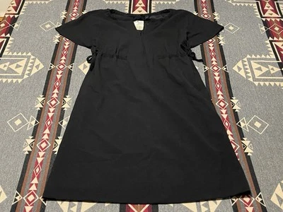 Vestido Courrèges Paris para mujer negro de lana línea A talla 00 Francia BR Foto 1 de 4