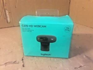 Logitech C270 Kamera internetowa HD 720p Biuro domowe Wideokonferencja Zoom - Zdjęcie 1 z 7