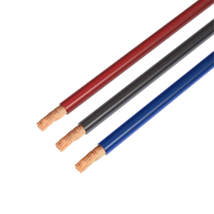 Cable de batería calibre 8 inversor cable de coche negro azul rojo 25 pies alimentación tierra 8 AWG - Imagen 1 de 16