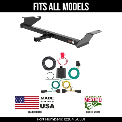 Enganche de remolque para Chrysler Town & Country 11-16 + cableado de 4 vías para todos los modelos Curt Foto 1 de 4