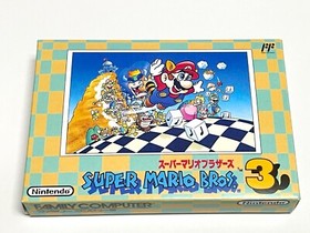 SUPER MARIO BROS 3 Empty box Famicom replacement game case with tray