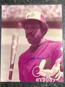 Andre Dawson Signed Expos 8x10 Photo - HOF- Guaranteed to pass PSA, JSA, GAI - Picture 1 of 1