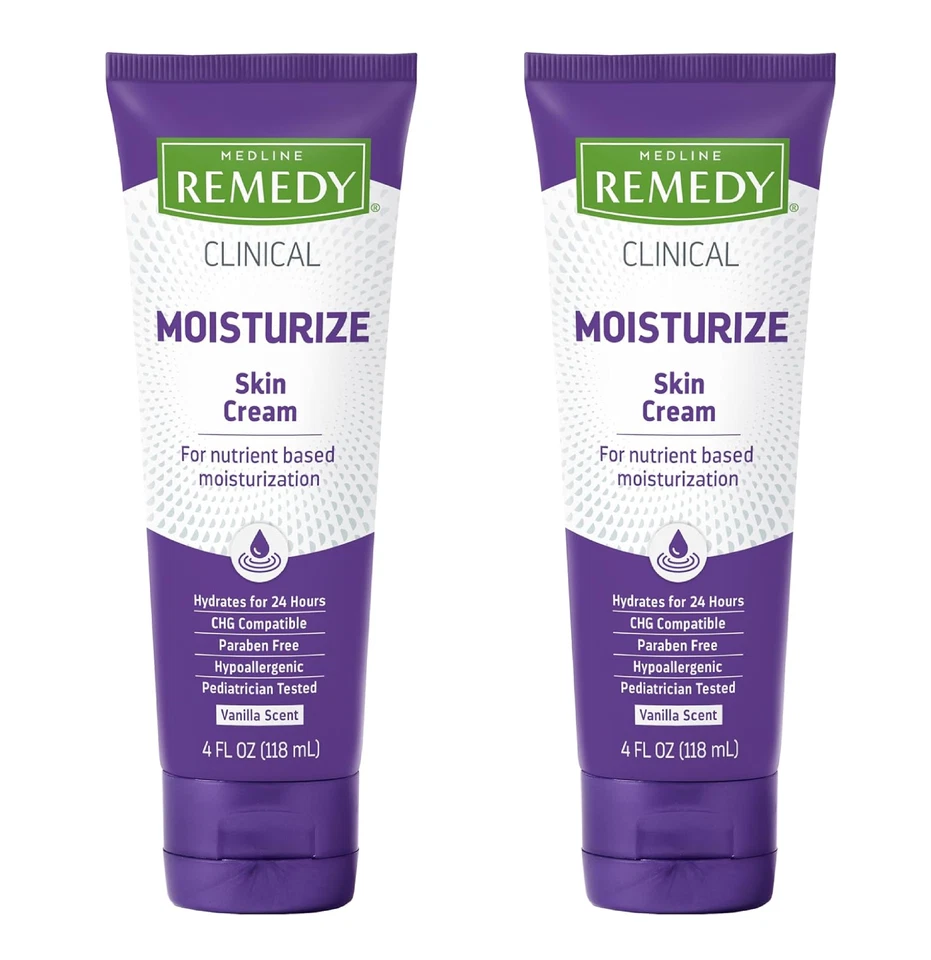 Crema reparadora de la piel terapia intensiva Medline Remedy 2 piezas 4 fl oz Foto 1 de 4