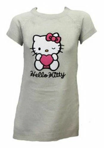 Vestido Hello Kitty Niñas Tejido 3 Años Altura (90-97cm), Gris Foto 1 de 1