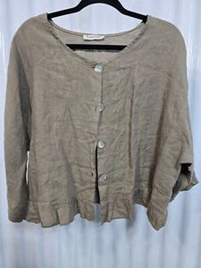 Blusa túnica Liabella para mujer mediana en lino - Imagen 1 de 6