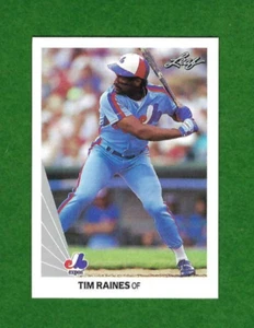 1990 Leaf Tim Raines Montreal Expos #212 - Picture 1 of 1