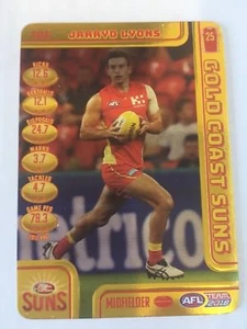 2018 Teamcoach Gold (Code Unused) (101) Jarryd LYONS Gold Coast - Picture 1 of 1