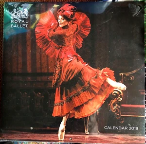ROYAL BALLET- 2019 WALL CALENDAR - NEW, in original shrink wrap. 12x12" photos - Picture 1 of 2