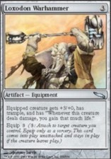1x Loxodon Warhammer - Foil NM, English MTG Mirrodin