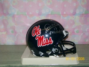 ARCHIE MANNING SIGNED OLE MISS REBELS HELMET CHOF89 - Picture 1 of 1
