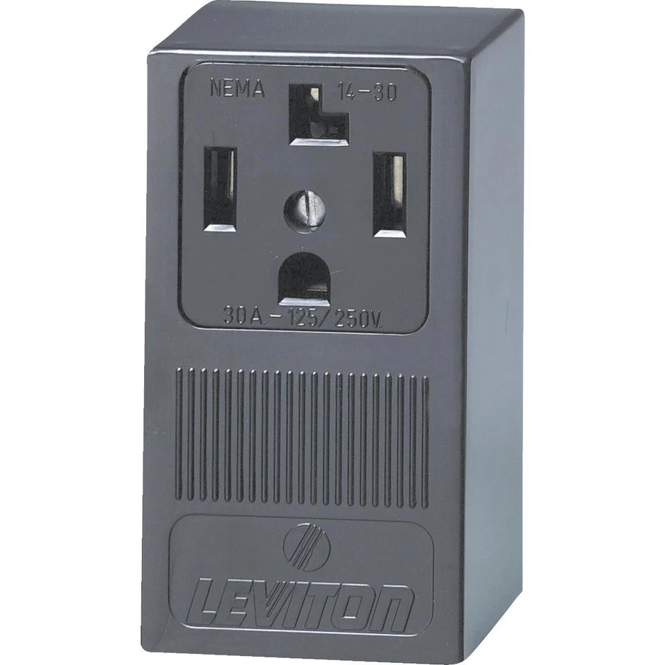 Leviton 4-Wire Dryer Power Outlet 30A - Image 1 of 1