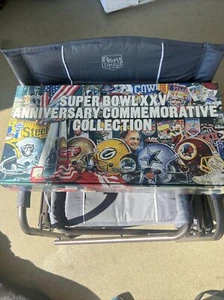 SUPER BOWL XXV ANNIVERSARY COMMEMORATIVE COLLECTION LIMITED EDITION FOOTBALL - Picture 1 of 7