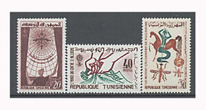TUNISIA, Sc #404-06, MNH 1962, WHO, ERADICATE MALARIA