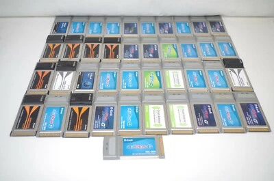 Lote de 41 adaptadores inalámbricos para portátiles D Link G y N PCMCIA Foto 1 de 4
