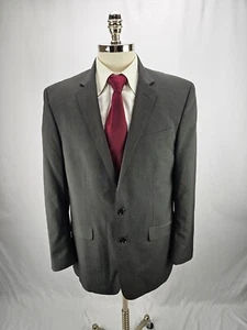 Kenneth Cole Reaction Men's Brown Stripe Blazer Jacket 44L - Picture 1 of 8