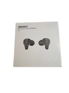 Musez Wireless Stereo Earbuds S5 Bluetooth Schwarz Neu Factory Sealed - Bild 1 von 2