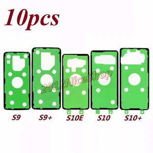 10pcs OEM Back Cover Battery Door Tape Adhesive For Samsung Galaxy S9 S10 + S10e - Picture 1 of 6