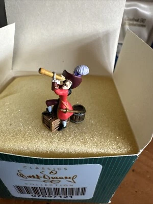 Walt Disney Miniature Figurine Captain Hook From Peter Pan New - Image 1 of 4