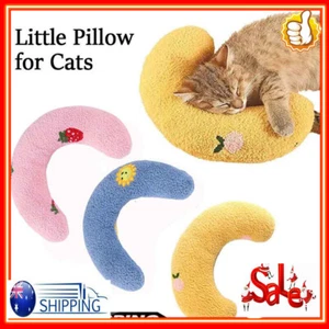 Calming Neck Pillow Dog Cat Fluffy Toys Half Donut Cuddler Pillows Decor AU - Picture 1 of 17
