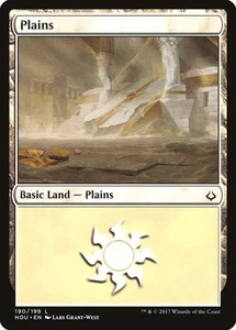 Plains #190 4x FOIL HOU MTG Hour of Devastation Basic Land MINT white - Picture 1 of 1