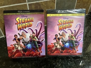 Strange World 4K UHD Blu-ray w/ Slipcover & Code - Picture 1 of 2