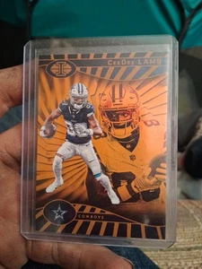 #19 2024 Panini Illusions Orange Trophy Collection ( CeeDee Lamb Dallas Cowboys - Picture 1 of 2