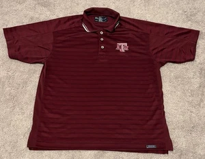 Camisa polo de golf Texas Football A&M granate para hombre talla mediana - Imagen 1 de 7