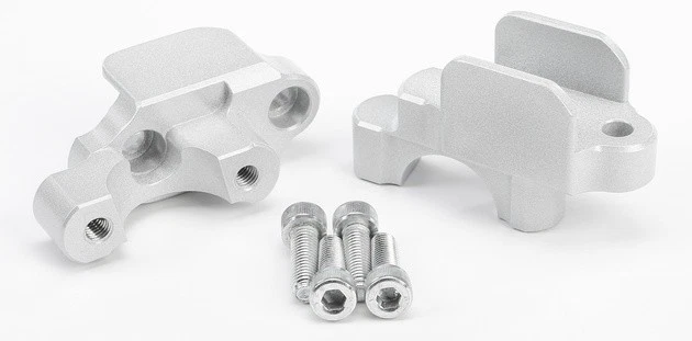 Kit de reubicación de manillar HeliBars plateado HR05112 BMW R 1200 R/R 1250 R Foto 1 de 1