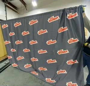 RARE WWE The Bump Talk Show Event Used Background Backdrop Wrestling WWF WCW AEW - Picture 1 of 3