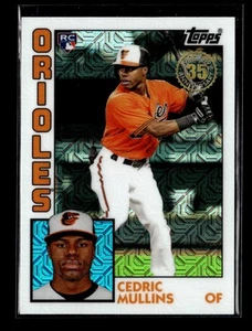 2019 Topps Silver Pack 1984 Topps Baseball Chrome #T84-32 Cedric Mullins RC - Foto 1 di 2