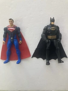 DC Comics Superhero 6" Action Figure Lot Batman and Superman Toy Mattel - Picture 1 of 13