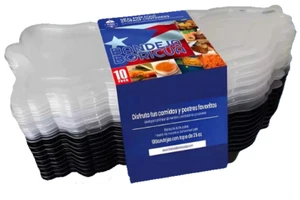 Boricua Tray with Lid 25oz / 10 count - Picture 1 of 6