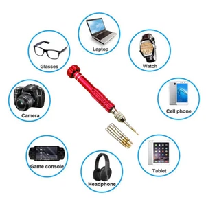 Lange Reichweite Mini Präzisions Schraubendreher Set 5-teilig Computer Handy Reparatur 25 mm - Bild 1 von 10