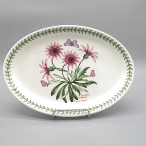 Portmeirion BOTANIC GARDEN Oval Steak Platter 10 3/4" Treasure Flower - Picture 1 of 6