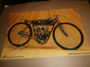 1909 Reading Standard Motorcycle Poster from Classic Cycle Review - Picture 1 of 3